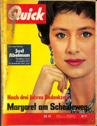 QUICK Nr. 43 25 October 1958 - Margaret am Scheideweg NDR83630 - Gökçekoleksiyon