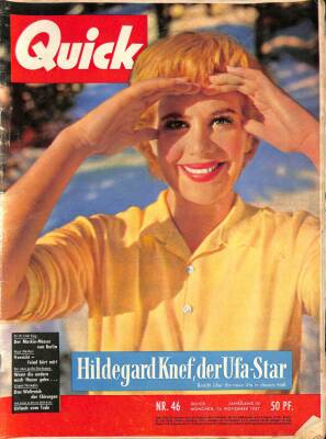 QUICK Nr 46 16 November 1957 - Walter Giller, Hildegard Knef NDR84167 - 1