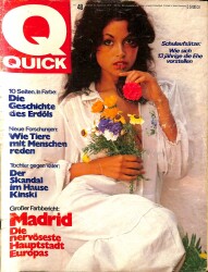 QUICK Nr. 48 20 November 1975 - Kinski Tochter Nastassja, Otmar Kauck NDR83698 - Gökçekoleksiyon