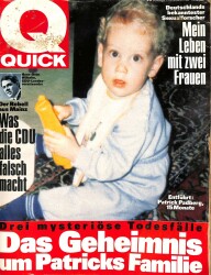 QUICK Nr. 48 23 November 1988 - Deborah Sasson Ehefrau Von Starteno Peter Hofmann NDR83584 - Gökçekoleksiyon