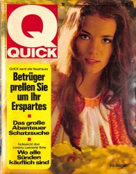 QUICK Nr. 50 10 Dezember 1969 - Kapak Iris Berben NDR83526 - Gökçekoleksiyon