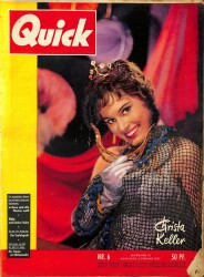 QUICK Nr. 6 9 Februar 1957 - Caroline Von Monaco,Zum Fasching, Anne Frank, Christa Keller NDR83620 - Gökçekoleksiyon