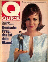 QUICK Nr. 7 12 Februar 1967 - Jacqueline Kennedy- Frau Im reuzfeuer NDR83539 - Gökçekoleksiyon
