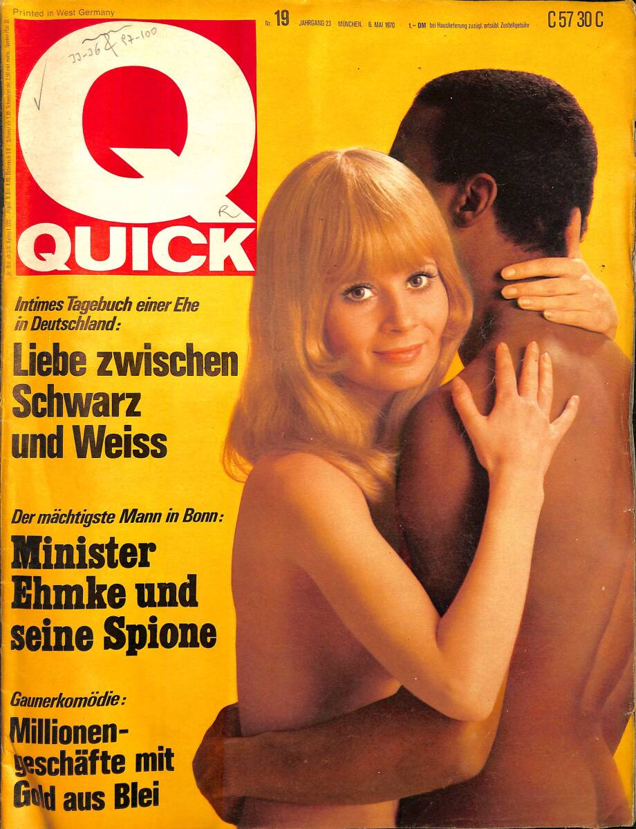 QUICK – Nr.19 – 6 Mai 1970 – Gracia Patricia – Maria Callas – Alex Möller – Jürgen Ewald – Wilfried Ahrens NDR100813 - 1