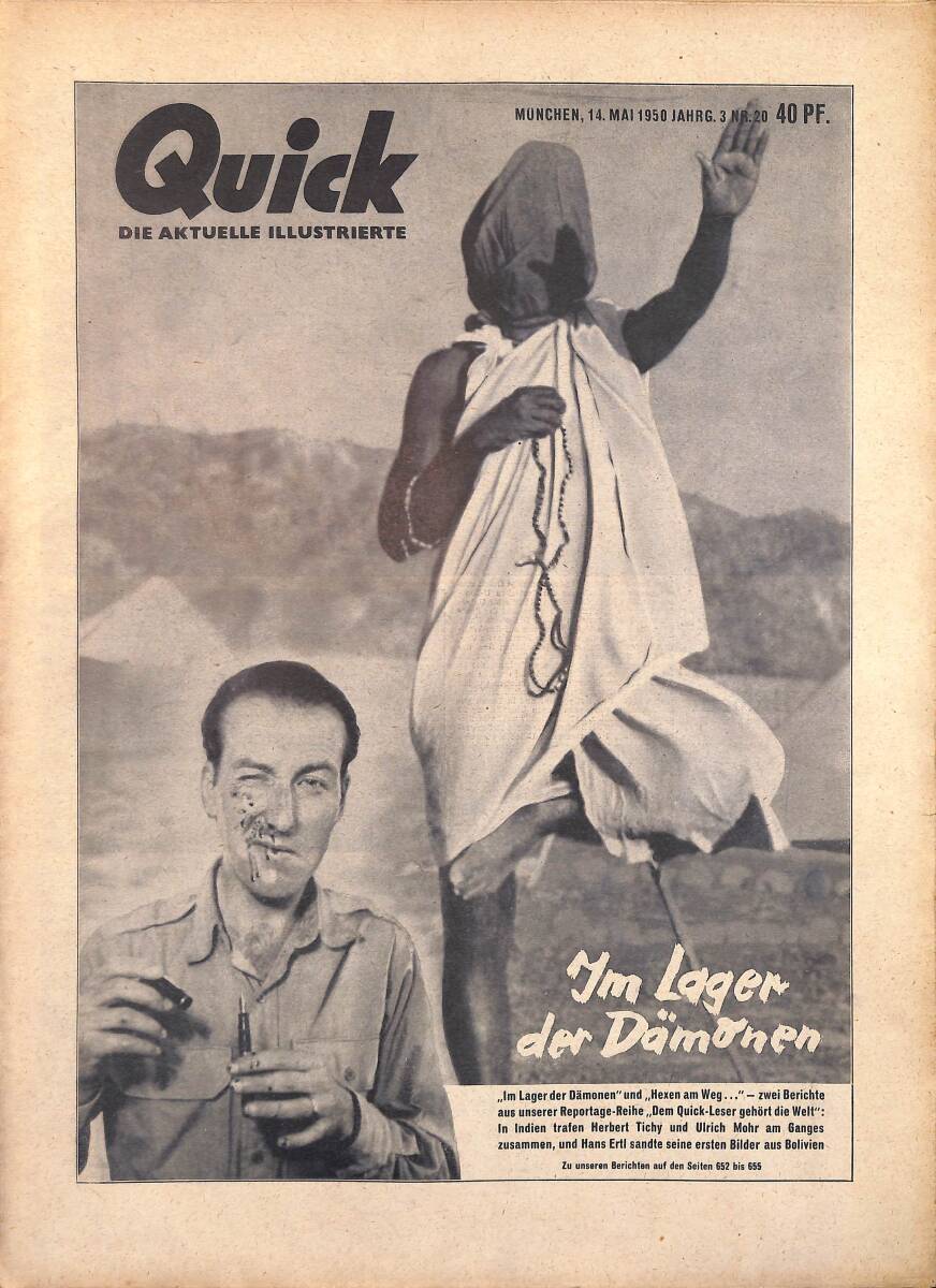 QUICK – Nr.20 – 14 MAI 1950 - Dr. Tichy seinen Kollegen Dr.Mohr - Dr. Franz Jachym - Dr. Innitzer NDR100476 - 1