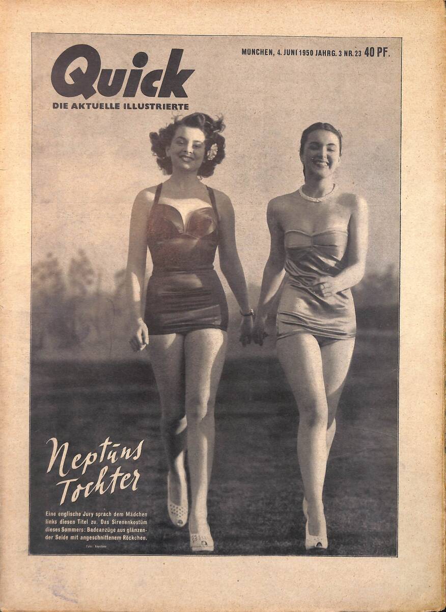 QUICK – Nr.23 – 4 Juni 1950 - 4000 km Pilgerflug zur Heiligsprechung NDR100479 - 1