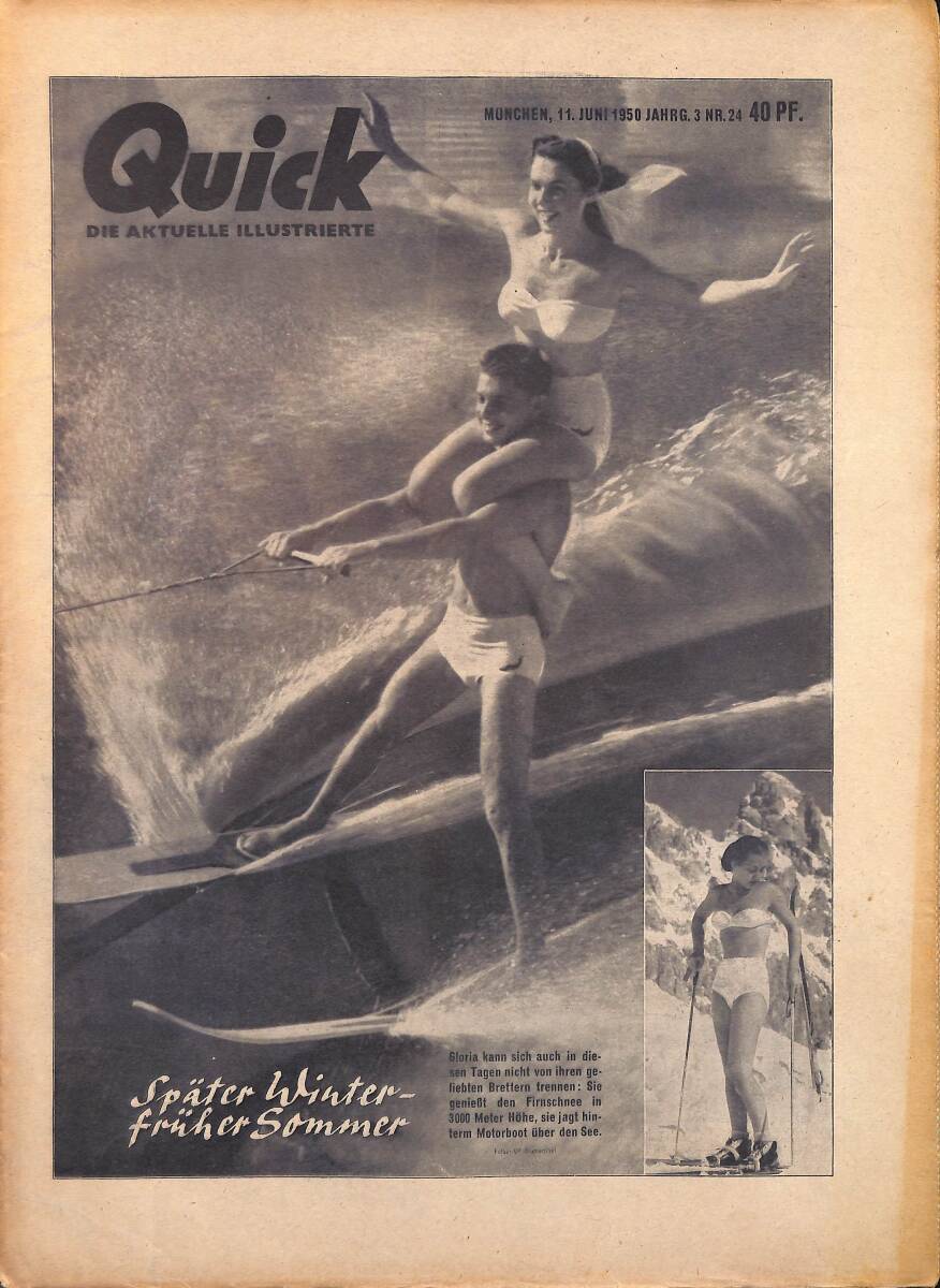 QUICK – Nr.24 – 11 Juni 1950 - In den vier Sektoren Berlins stellte unser Berichterstatter Sechs-mal die gleiche Frage: Wer ist Theodor Heuß NDR100480 - 1