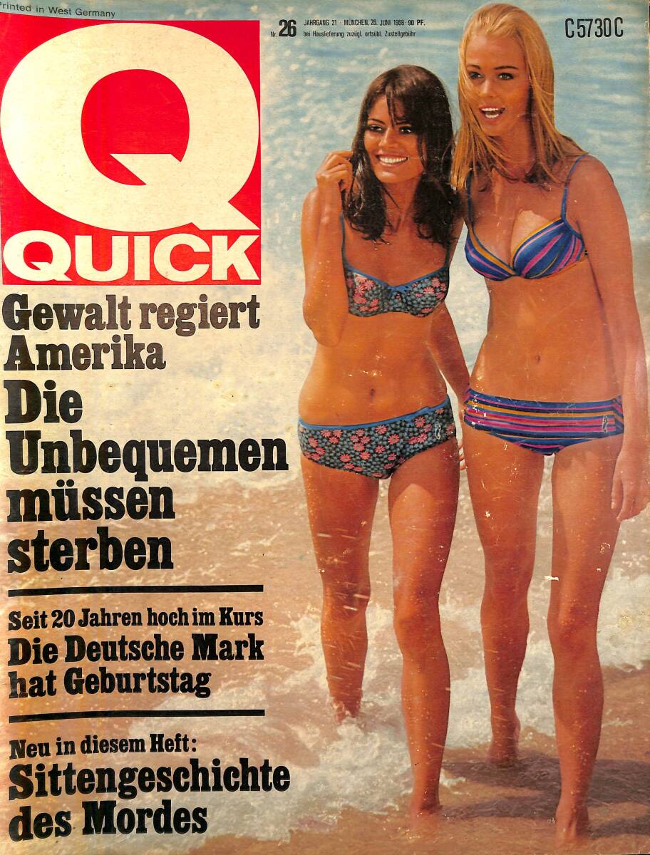 QUICK – Nr.26 – 26 Juni 1968 – Liz Taylor kauft Brillanten als Altersversorgung NDR100844 - 1