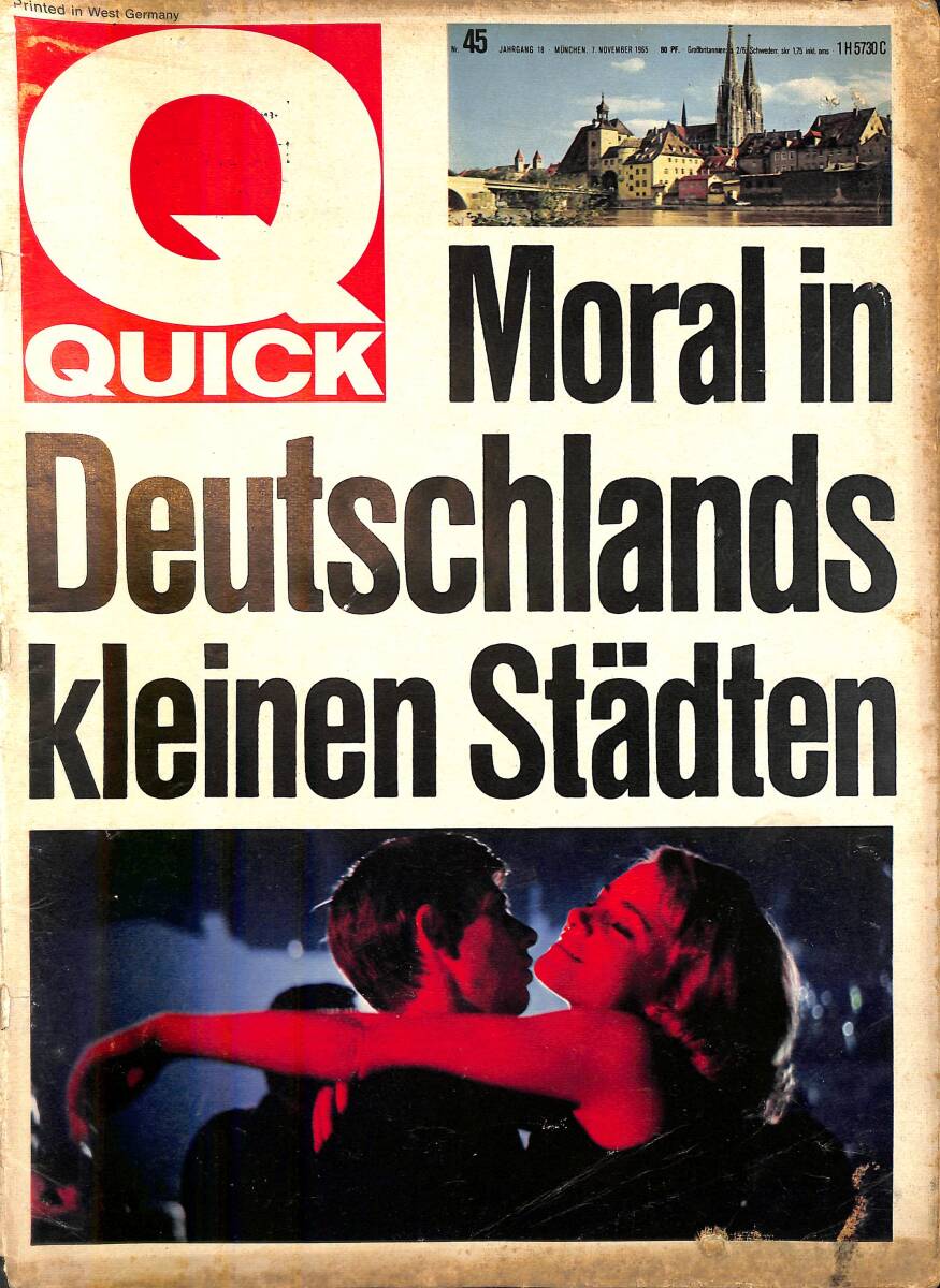 QUICK – Nr.45 – 7 November 1965 – Hubert von Meyerinck – Englands Polizei entdeckte das grausamste Verbrechen der letzten Jahre NDR100839 - 1