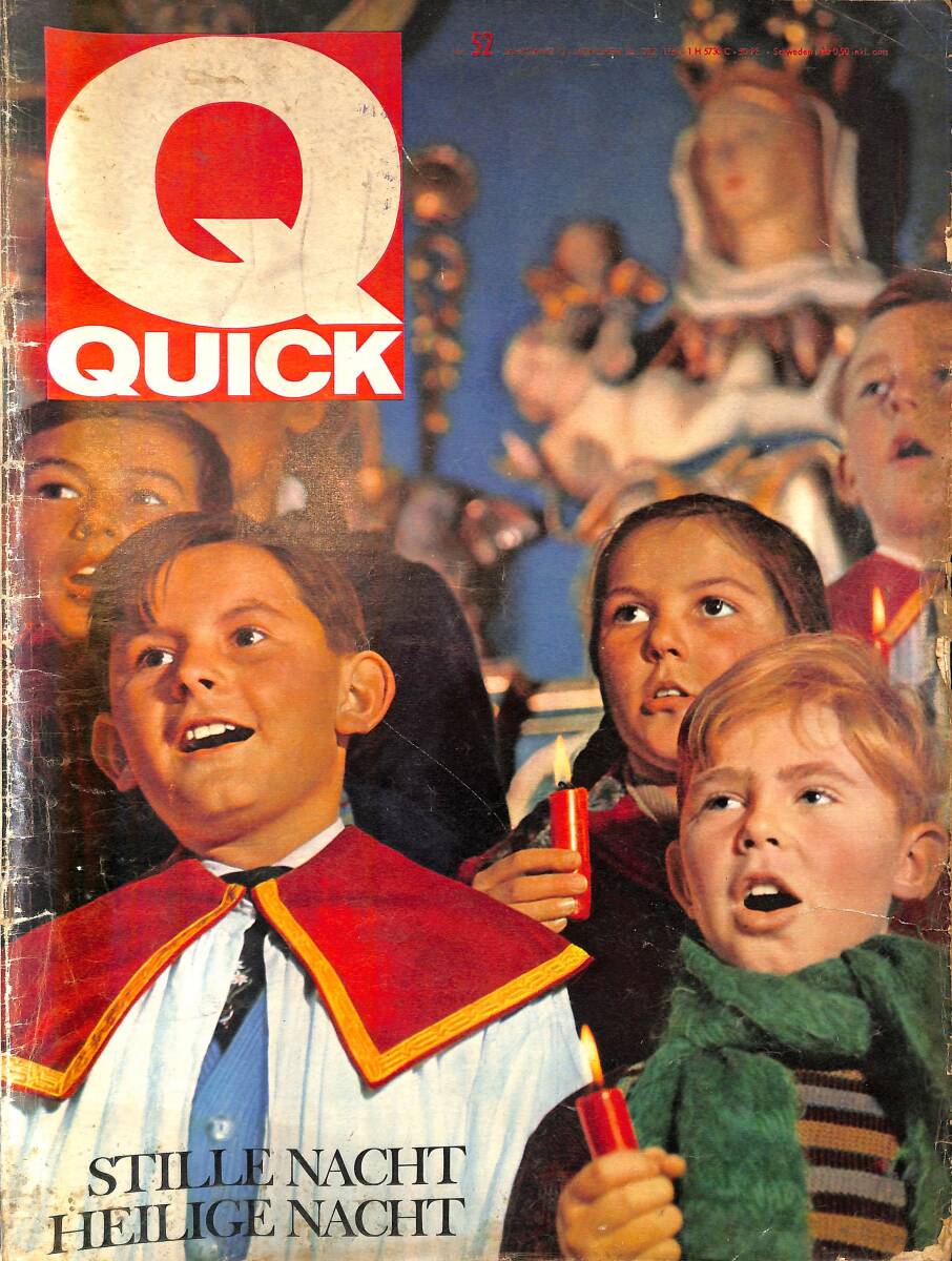 QUICK – Nr.52 – 24 Dezember 1960 – Jutta Faber – Helge Schuster – Bambi von Jena – Ingeborg Wendels – Angela Stölzle NDR100845 - 1