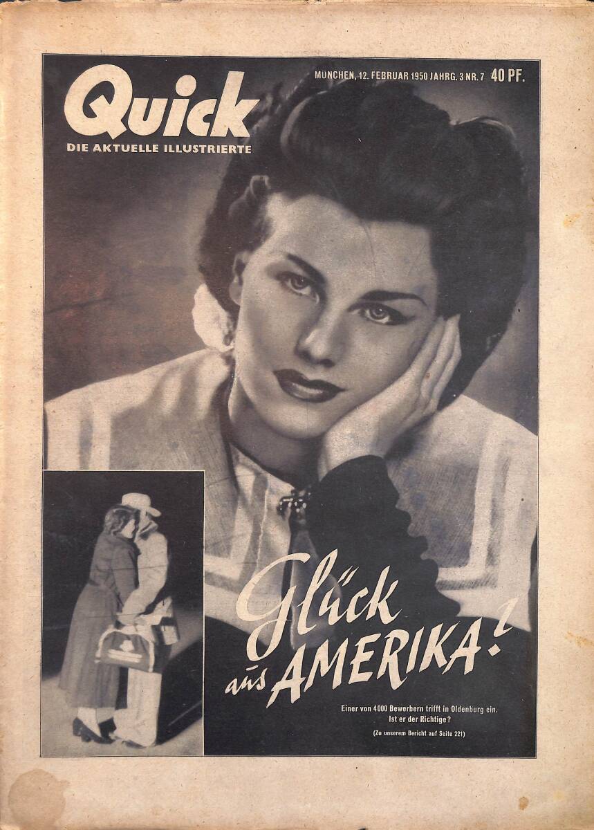 QUICK – Nr.7 – 12 Februar 1950 - Ernst Hausknost - Dr. Rolf Reissmann NDR100474 - 1