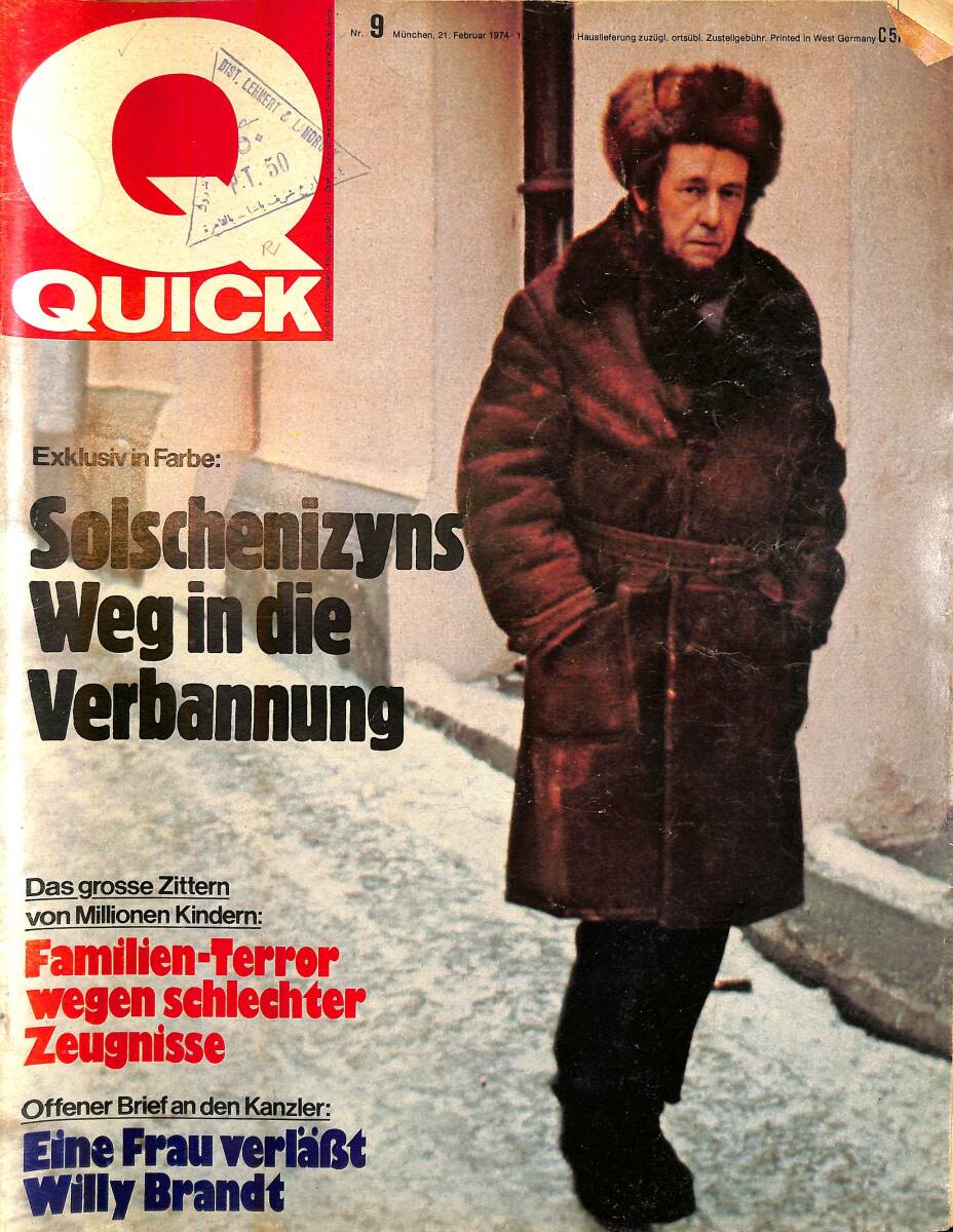 QUICK – Nr.9 – 21 Februar 1974 – Diane Duke – Michael King – Beryl Duke – Dennis King – Franz Bruns – Frau Heide NDR100823 - 1