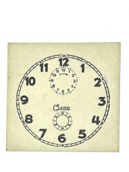 Qzro Masa Saati Kadranı Karton 77mm KDRN3 - Gökçekoleksiyon