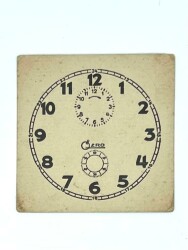 Qzro Masa Saati Kadranı Karton 77mm KDRN2 - Gökçekoleksiyon