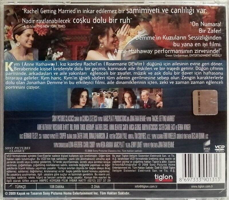 Rachel Evleniyor VCD Film VCD5469 - 2