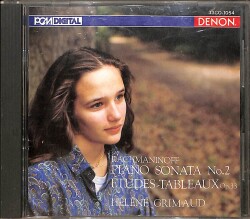 Rachmaninoff - Hélène Grimaud - Piano Sonata No. 2 Études-Tableaux Op. 33 CD (İkinci El) CD5517 - 1