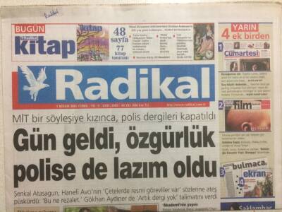 Radikal Gazetesi 1 Nisan 2005 - Gün Geldi Özgürlük Polise de Lazım Oldu GZ34009 - 1