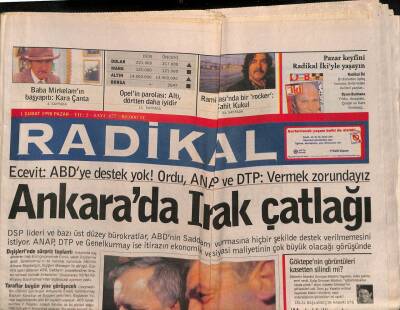 Radikal Gazetesi 1 Şubat 1998 - Uyuşturucu , İngiliz Polislerine Türkçeyi Öğretiyor - Erbakandan Seçim Blöfü GZ113546 - 1
