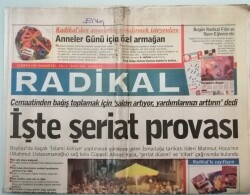 Radikal Gazetesi 10 Mayıs 1997 Çiller Hocadan Umut Kesti - Ecevite Kızdı İstifa Etti - GZ44729 - 2
