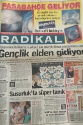 Radikal Gazetesi 11 Ekim 1997-Uyuşturucu Kullanımı,6 Yılda 6 Kat Artarak Dünya Standartlarını Aştı GZ45431 - 2