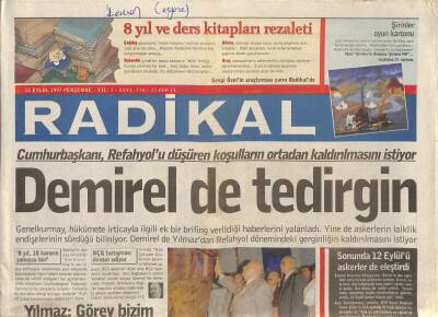 Radikal Gazetesi 11 Eylül 1997 - Seval Türkeş Eleştirilere Rağmen Pes Etmiyor GZ84823 - 1