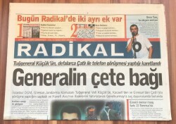 Radikal Gazetesi 12 Temmuz 1997 - Generalin Çete Bağı GZ1710 - 2