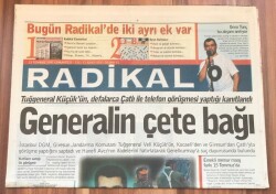 Radikal Gazetesi 12 Temmuz 1997 - Generalin Çete Bağı GZ1710 - 1