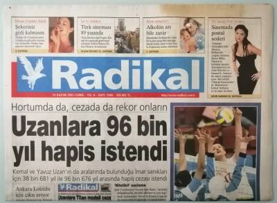Radikal Gazetesi 14 Kasım 2003 Baskın Büyük Hata -GZ37088 - 1