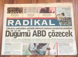 Radikal Gazetesi 14 Temmuz 1997 - Düğümü ABD Çözecek GZ1712 - 1