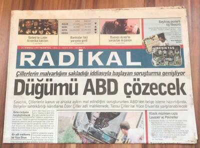 Radikal Gazetesi 14 Temmuz 1997 - Düğümü ABD Çözecek GZ1712 - 1