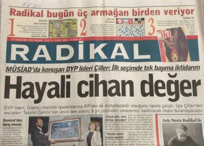 Radikal Gazetesi 17 Ağustos 1997-TarkanHem Kadınlığı Hem Erkekliği Hissediyorum GZ45143 - 2