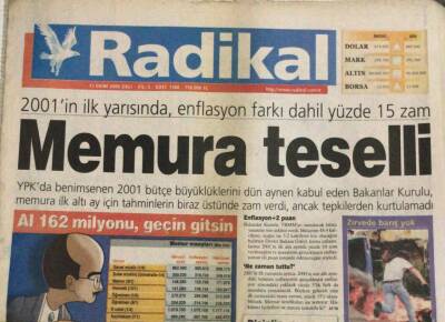 Radikal Gazetesi 17 Ekim 2000 -Halkbank Hortumu Onayda GZ45040 - 2