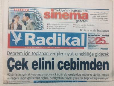 Radikal Gazetesi - 18 Aralık 1999 - Rusya Ağır Yaralı GZ46777 - 1
