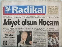 Radikal Gazetesi 18 Eylül 1998 Yılmaz Çeteyi Anlatacak - Talibandan Mesaj Var - GZ44931 - 1