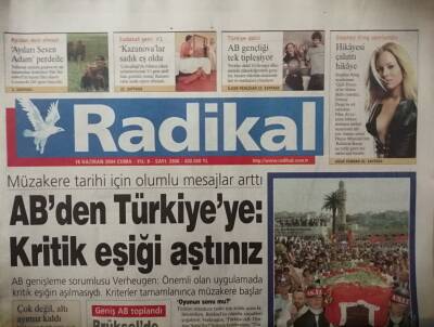 Radikal Gazetesi 18 Haziran 2004 Filiz Akın Size Neler Öğretmişti? -GZ37814 - 1