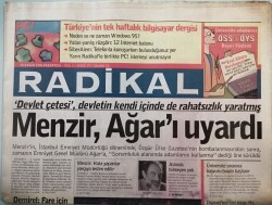 Radikal Gazetesi 18 Kasım 1996 Aliyeve Karşı Darbe Yine Aliyeve Yaradı - GZ44928 - 1