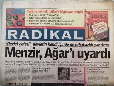 Radikal Gazetesi 18 Kasım 1996 Aliyeve Karşı Darbe Yine Aliyeve Yaradı - GZ44928 - 1