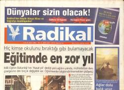 Radikal Gazetesi 2 Eylül 2005 - Rafael Nadal Yeni Bahçesinde - ABD'liler Böylesini Görmedi GZ3210 - Gökçekoleksiyon