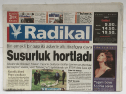 Radikal Gazetesi 2 Nisan 2005 - Dünya Savaşında Osmanlıya Rüşvet GZ5295 - 2