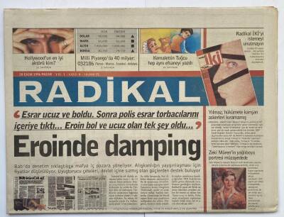 Radikal Gazetesi 20 Ekim 1996 - Kemalettin Tuğcu Hep Aynı Efsaneyi Yazdı GZ60229 - 1