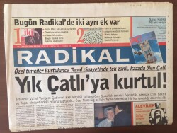 Radikal Gazetesi 21 Aralık 1996 -Özel Timciler ,Mit Gözetiminde Yaşıyor GZ6845 - 1