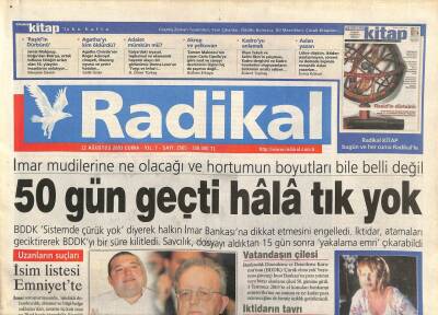 Radikal Gazetesi 22 Ağustos 2003 - Sezen Aksu Mini Albümle Yazı Noktalıyor GZ84805 - 1