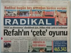 Radikal Gazetesi 23 Mart 1997 CHP Eceviti Haklı Buldu - GZ44719 - 1