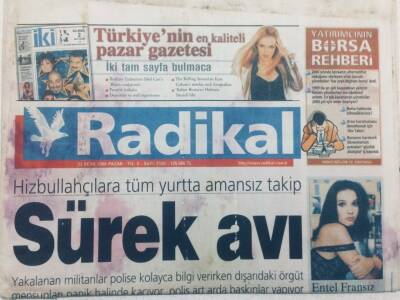 Radikal Gazetesi 23 Ocak 2000 - Hizbullahçılara Tüm Yurtta Amansız Takip Sürek Avı GZ47661 - 1
