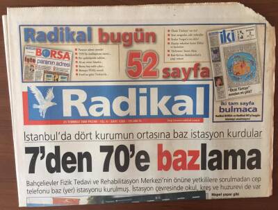 Radikal Gazetesi 23 Temmuz 2000 - Kazaklarla Petrol Dansı GZ6759 - 1