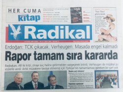 Radikal Gazetesi - 24 Eylül 2004 - Rapor Tamam Sıra Kararda GZ46261 - 2