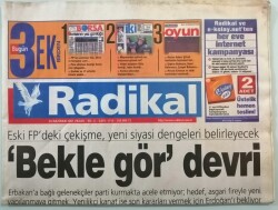 Radikal Gazetesi 24 Haziran 2001 ABDden Terör Seferberliği -GZ44725 - 2