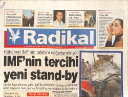 Radikal Gazetesi 25 Haziran 2004 - Şarkıcı Alişan İsmini Kaybetti - Bir Romanda Beş Yazar GZ2871 - Gökçekoleksiyon