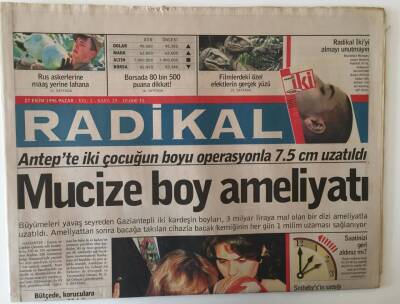 Radikal Gazetesi 27 Ekim 1996 - Refah Yol Emekliyi Harcadı GZ11019 - 2