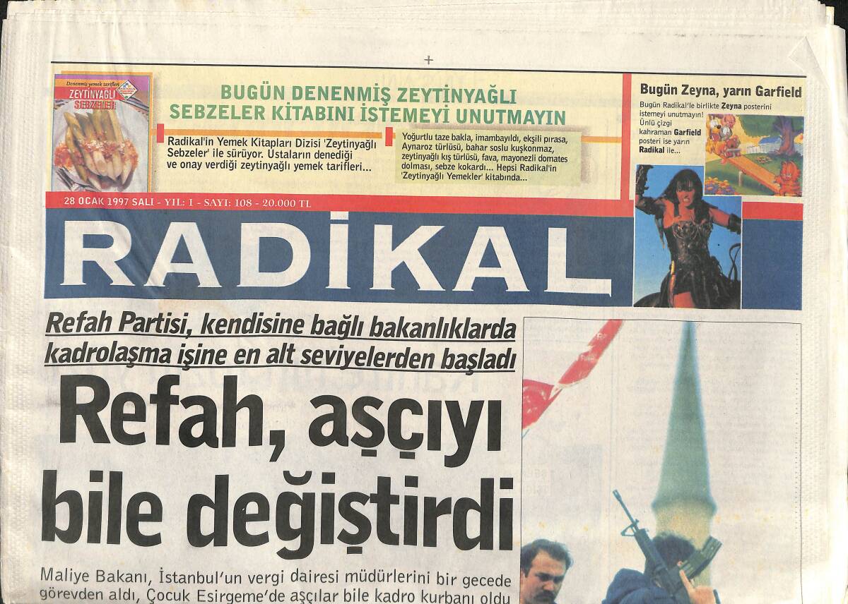 Radikal Gazetesi 28 Ocak 1997 - Almanya İle Özür Krizi - McDonald's 18 Ay Ajan Gibi Çalıştı GZ157334 - 1